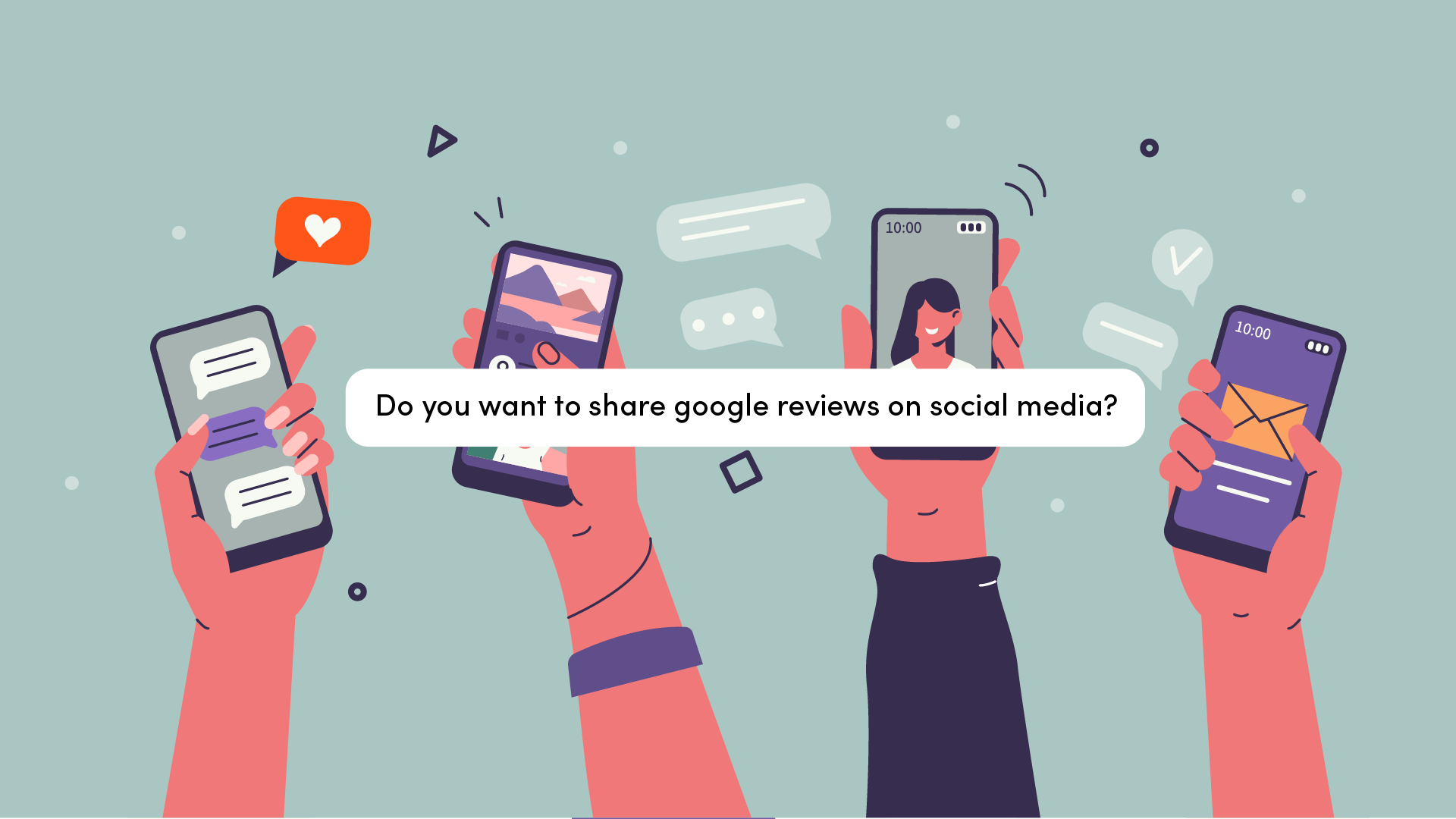 Do you want to share google reviews on social media?